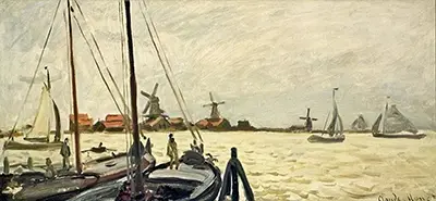 The Banks of the Zaan Claude Monet